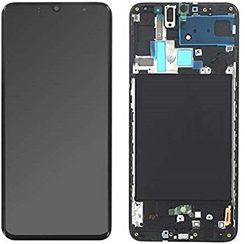 SPES Original Samsung Amoled Display Bildschirm Touchscreen in Schwarz für Samsung Galaxy A70 A705F - GH82-19747A mit Werkzeug