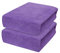 2 x Frottee Spannbettlaken für 120 x 60 cm Kleinkind Baby Kinderbett Bett Matratze (Violett)