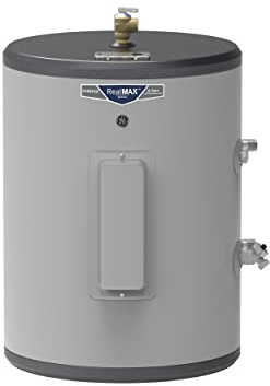 GE Appliances 18 Gallon Versatile Plug and Play Electric Water Heater with Adjustable Thermostat, Easily Installs Where You Want It, 120 Volt