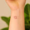 Inkster Tattoo - Herz mit Flugzeug | vegane & wasserfeste Temporäre Tattoos für Erwachsene - EU-Kosmetikzertifizierte Farbe - revolutionäres 2 Wochen Tattoo | Premium Klebetattoos & Fake Tattoo
