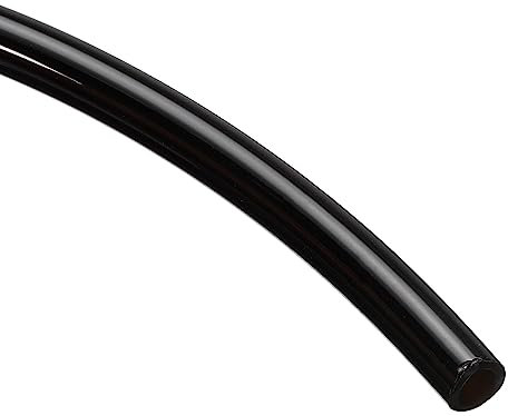 M METERXITY Pneumatique Tube - Air Compresseur PU Ligne Tuyau Appliquer pour Eau Fluide Transfert(4mm ID x 6mm OD, 4.9 Ft Longueur, Noir)