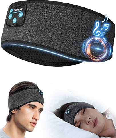 Fulext Sleep Headphones Bluetooth Sleeping Headband Headband Headphones - Headphones For Sleep - Sleeping Headphones For Side Sleepers,Birthday Father Mother Valentine's Day Gifts for Women Men