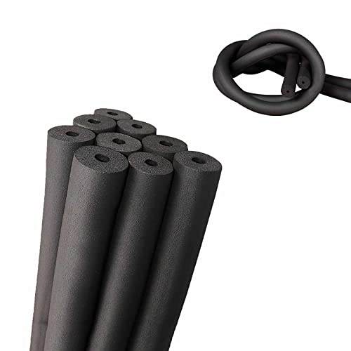 Foam Tube Pipe Insulation,Pipe Insulation,Anti-Freeze Foam Pipe,Waterproof Tube Insulation,ID 1/4 3/8 1/2 5/8 3/4″ 7/8 1″ 1-1/8 1-1/4″ 1-1/2 2,for Water Pipes, Air Conditioner ( Color : Nero ,