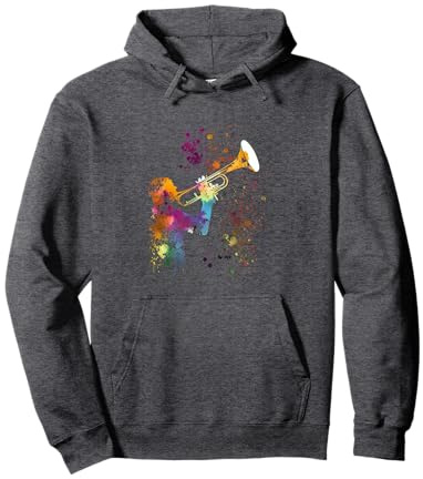 Trompete Bunt Musiker Trompete Geschenk Trompeten Pullover Hoodie
