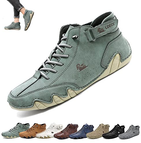 Stivali Alti In Pelle Scamosciata Fatti A Mano Italiani, Beck Scarpe Uomo Impermeabili, All'aperto Antiscivolo Leggeri Traspiranti Tutte Le Stagioni Scarpe Casual Uomo, Stivali Chukka