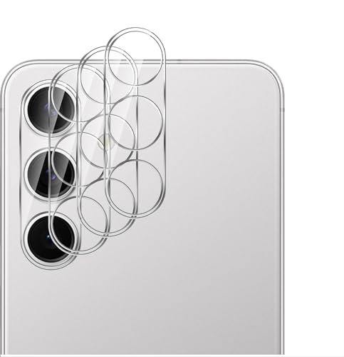 GIOPUEY Pellicola Fotocamera Compatibile con Samsung Galaxy S24 Plus, [3 Pezzi] 3D Vetro Temperato [Altamente Trasparente] Protezione Fotocamera per Samsung Galaxy S24 Plus