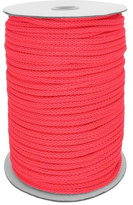 Polyester-Schnur 100m Kordel Seil Bekleidungskordel Makrameeschnur weiche Häkelbindung Ø ca. 6mm