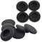 5Paar Schwarz Ersatz-Ohrpolster aus Schaumstoff,kompatibel mit Logitech für H600, H330,H340,Schwarz,60 mm, weich,bequemer Schwamm,langlebig und flexibel,Kopfhörer and Zubehör,Ohrpolster