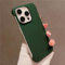 YVWUNH Ultra Thin Carbon Fibre Pattern Frameless Phone Case For iPhone 15 11 12 13 14 Pro Max Mini XR X XS 7 8 Plus SE Slim Hard Cover,Dark Green,For iphone 14