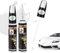 2 Pièces Stylo Retouche Peinture Blanc 24Ml, Retouche Peinture Voiture, Stylo Retouche Voiture Carrosserie, Stylo Réparation des Rayures Auto De Peinture, Solution Rapide pour Carrosserie