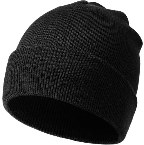 WOXJENA Gorro de Invierno Hombres Damas, Sombrero de Punto, Gorro de Invierno Unisex Adulto, Gorro de poliéster, Gorro elástico Suave Moderno Hecho de Transpirable
