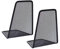DIYEAH Space Saving Metal Mesh Bookends Iron Wire Book Folder Bookstand Barbed Wire Frame Black