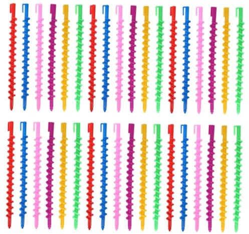 Ipetboom 40stücke Spiral Lockenwickler Für Kreative Dauerwellen Benutzerfreundliche Spiralige Lockenstäbe Für Salon Und Zuhause Für Dynamische Frisuren Und Lebendige Locken