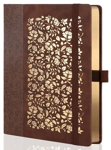 TIEFOSSI B5 Dot Journals für Frauen und Männer, 160 g/m² Dickes Papier, 150 Nummerierte Seiten, 5 x 5 mm Punktraster, Gepunktete Notizbücher für die Organisation von Planern