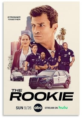 juaseehke Poster, Motiv: The Rookie Season 5, dekoratives Leinwandposter, ästhetischer Poster, Wandkunst, Dekor-Poster, 30 x 45 cm, ungerahmter Stil