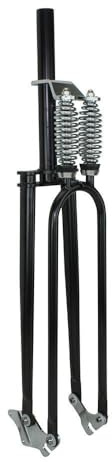 Jstpure for 26 Dual Spring Disc Option Fork /8 Threadless Fork Black