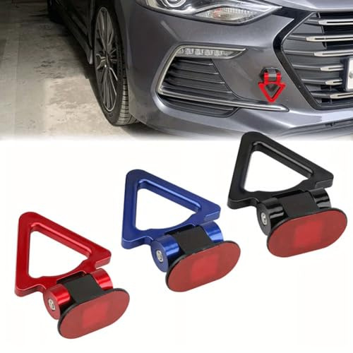 JGGQSY Gancio di Traino per Auto,Compatibile con Mercedes-Benz W117 C117 CLA 200 CLA 220 CLA 250 CLA 45,Accessori Auto,Red