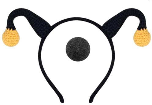 Serre-tête de clown coloré avec nez - Accessoire de cosplay pour Halloween, fêtes d'anniversaire et événements
