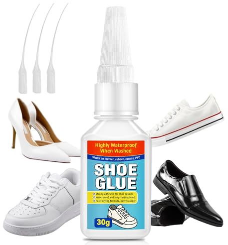 Bellemora Colle de réparation de semelle pour chaussures, claire, 1PCS