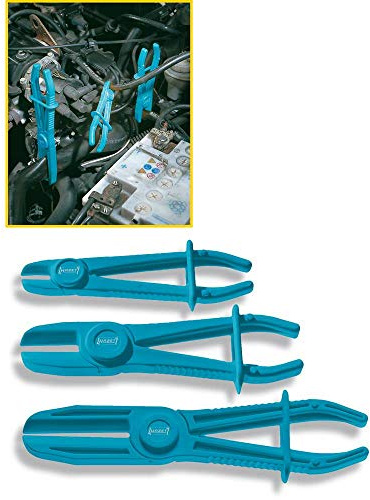 HAZET Abklemmzange 4590-1, Abklemmen von flexiblen Leitungen, Länge 150 mm | Länge 150 mm, 46 g, Länge: 150 mm, Abklemmen von flexiblen Leitungen, Für Heizungsschläuche, Benzinschläuche - bis ⌀ 15 mm