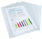 Rapesco 0695 Transparente Dokumentenmappe mit Druckknopf, Foolscap / A4+ Format, Transparent, 5 Stück
