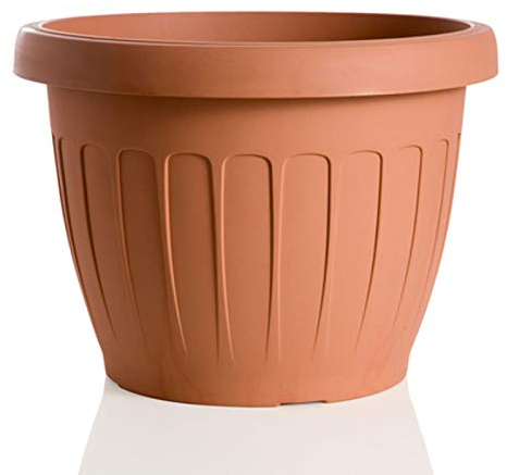 Bama terra vaso da fiori, 40 x 26 x 30 cm, Resina, Terracotta, 45 cm