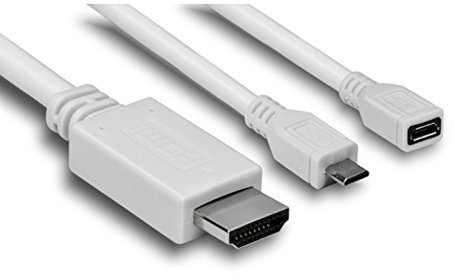 jj computer JOUJYE AVC 129-1.5m MHL/HDMI/MicroUSB Adapter Weiss