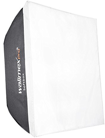 Walimex Pro Softbox II (Größe 60x60 cm, Front- und Zwischendiffusor )