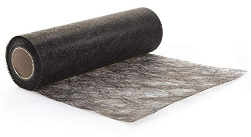 Protinam Sizoflor 30cm x 20m lang Tischläufer Tischband in Schwarz zur Dekoration wie Sommer, Ostern, Weihnachten oder Hochzeiten abgelängt