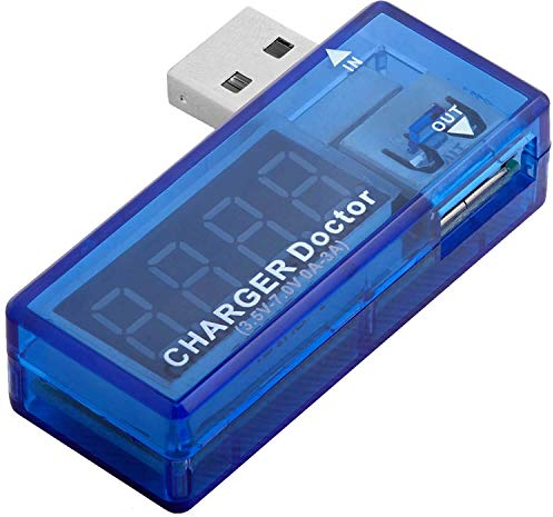 AZDelivery USB Charger Doctor Multimeter Ladegerät Detektor Stromverbrauchsmesser Spannungsmesser Digitaler Voltmeter