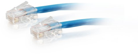 C2G 2M Cat5e Network Crossover Patch Cable. Xover Ethernet Cable, Peer-to-Peer Computer Lead. BLUE CAT5E PVC UTP