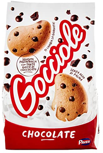 Pavesi Biscotti Frollini Gocciole Cioccolato, 500g