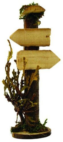 Krippenzubehör, Wegweiser, Höhe 14cm