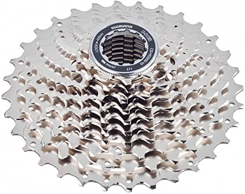 SHIMANO Unisex – Erwachsene Tandkrans-kassette-2093086040 Zahnkranz Kassette, Silber, Einheitsgröße EU