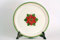 CEAR ceramiche - Vassoio Tondo in Ceramica di Caltagirone, Realizzato e Decorato a Mano con Colori e Decorazioni Natalizi