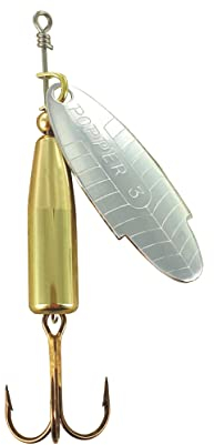 MAPSO- 5 Cucharillas de Pesca Popper-LASTRADA 3 Plata 15 GMS