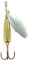 MAPSO- 5 Cucharillas de Pesca Popper-LASTRADA 3 Plata 15 GMS