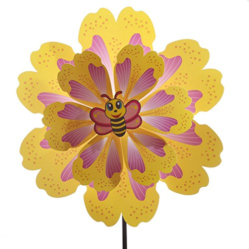 Biene Blumen Windmühle