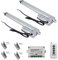 DCHOUSE 2 pz 12 Stroke Attuatore lineare 12 Volt 12 V DC 300mm Attuatore di movimento lineare Wireless Kit Telecomando Con Lineare Motore Staffe di Montaggio