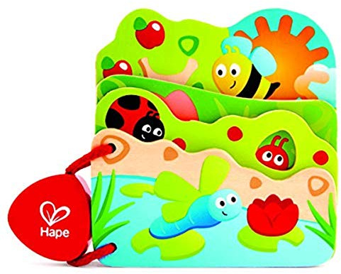 Hape E0043 Baby's Bug Book, Multicolor