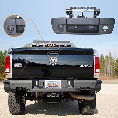 Auto Dritte Dachoberseitenbremse-Lampenkamera Bremslicht-hintere Ansicht-Unterstützungskamera für 2009-2018 Dodge Ram 1500 2500 3500 Tailgate Handle truch