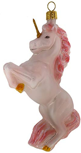 Hamburger Weihnachtskontor - Christbaumschmuck - Einhorn (rosa)