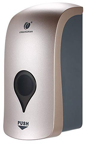 1000ml Wall Mounted Soap Dispenser CHUANGDIAN Shower Gel Liquid Shampoo Sanitizer Dispenser Holder for Business Public Places for Hotel, Office, Home, Healthcare Facilities?Champagne Gold?