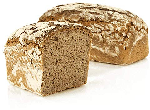 Vestakorn Handwerksbrot, Reines Roggenbrot 1kg - frisches Brot - 100% Roggen, Natursauerteig, selbst aufbacken in 10 Minuten