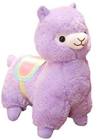 Boosns Nuovo peluche alpaca sorridente Peluche di peluche (Viola)