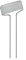 Dysetcs 25 Stück Metall Garten Pflanzenetiketten wetterfest Zink Metall Pflanzenstecker Tags Garten Marker Wasserdicht für Blumen Gemüse Sämlinge Samen 6 × 6,6 cm