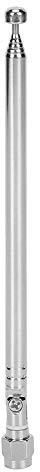 Antenna Telescopica Connettore SMA Maschio Lega Argento per Comunicazione Radio Lime SDR 40MHz-6G