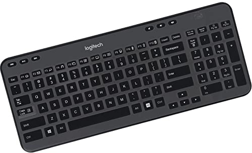 Housse de Clavier Logitech K360 - Protection pour Clavier Sans Fil MK360 - Accessoires Noir