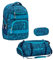 Wave Infinity Schulrucksack Set 3 - teilig mit Laptopfach Tabletfach / 43 x 31 x 22 cm / 30 Liter/Unisex/Rucksack Daypack (338-72/A Set2) (Jungle Vibe)