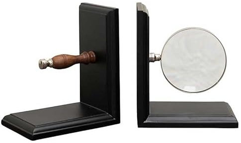 CHEHOMA Serre-Livres Loupe 18x10x15cm